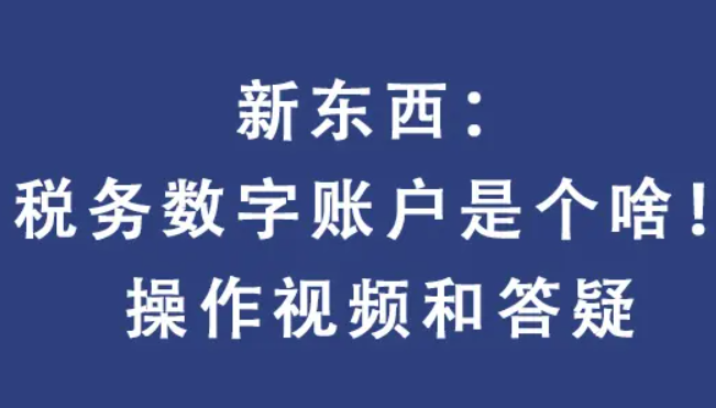 什么是電子發(fā)票服務平臺稅務數(shù)字賬戶？